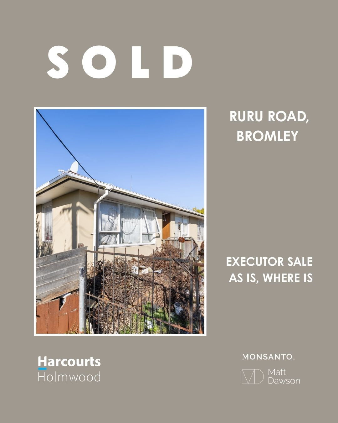 Three sales. An outstanding auction day.